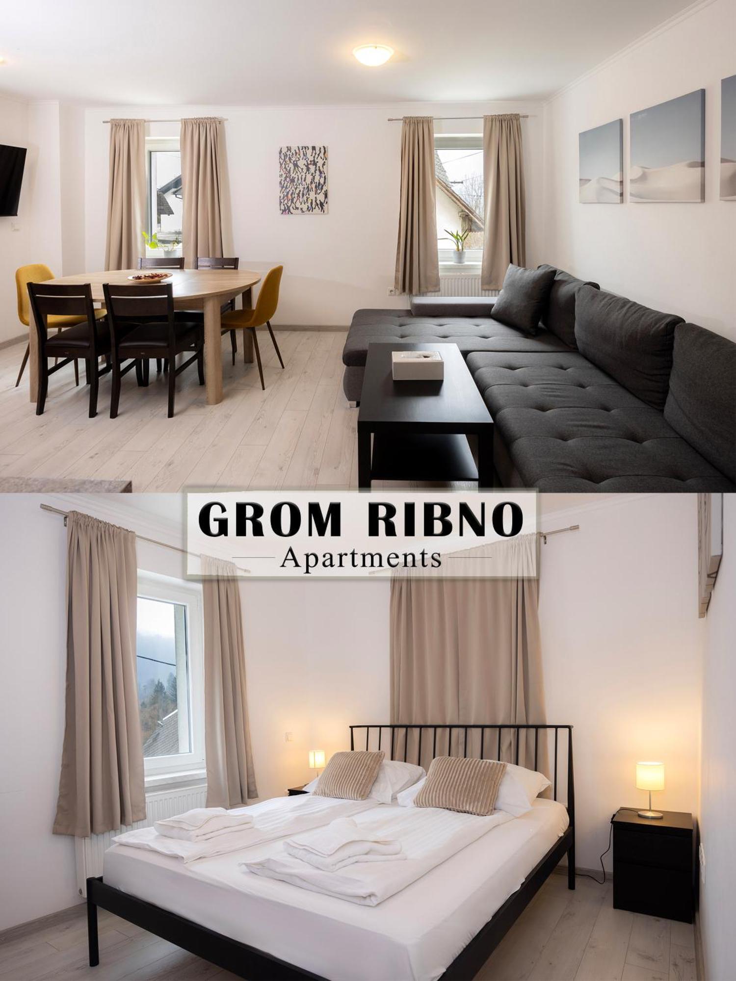 Grom Ribno Apartments Bled Exteriör bild
